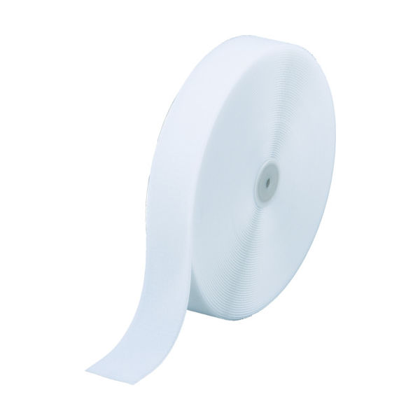 トラスコ中山 TRUSCO マジックテープ 縫製用B側 幅50mmX長さ25m 白 TMBH-5025-W 1巻 361-9516（直送品）