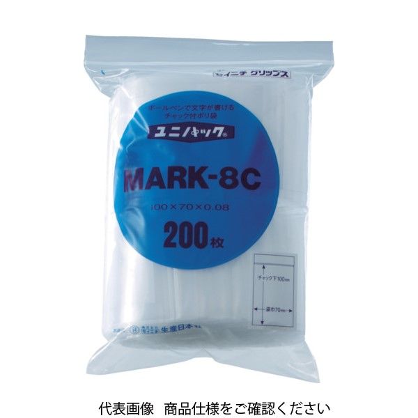 生産日本社 セイニチ 「ユニパック」 200×140×0.08 MARK-8G 1袋(100枚) 366-7871 - アスクル