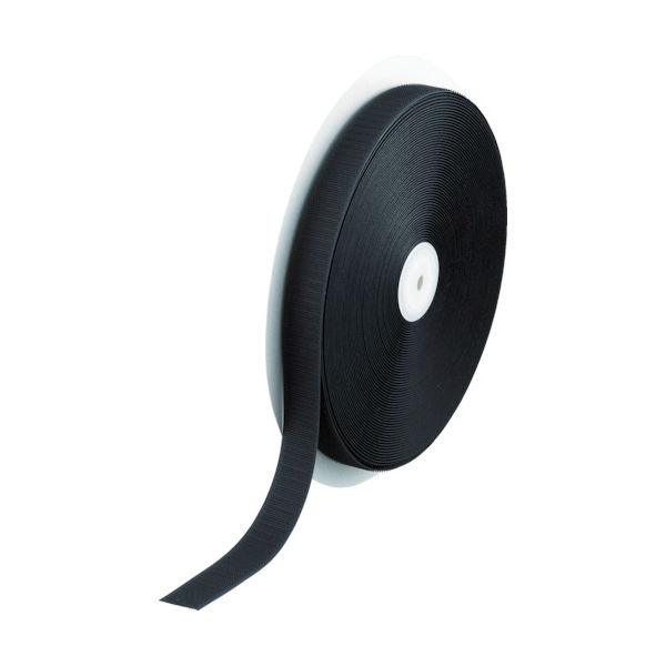トラスコ中山 TRUSCO マジックテープ 縫製用A側 幅25mmX長さ25m 黒 TMAH-2525-BK 1巻 361-9486（直送品）
