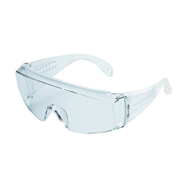 トラスコ中山 TRUSCO 一眼型セーフティグラス 上ひさしサイド付 透明