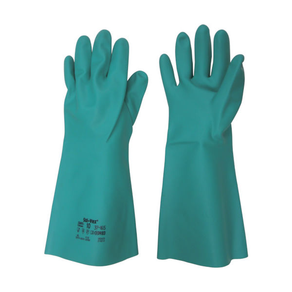 東和コーポレーション トワロン ニトリルゴム化学防護手袋 アルファテックソルベックス 37ー165 LL 165-LL 1双 360-0777（直送品）