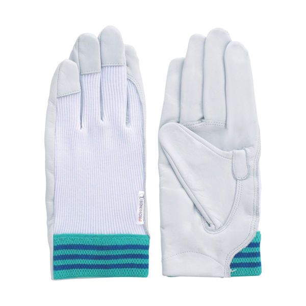 富士グローブ 国産牛革手袋 #12A デンコーアルミ 白 LL 3208 1双 334-5084（直送品）