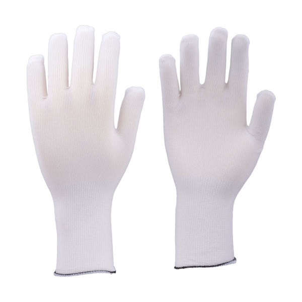 トラスコ中山 TRUSCO 【売切廃番】インナー編手袋 ロングタイプ Mサイズ (10双入) DPM-306EX-M 1袋(10双)（直送品）