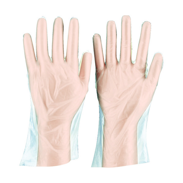 トラスコ中山 TRUSCO ポリオレフィン製使い捨て手袋 Mサイズ (20枚入) DPM-1834 1袋(20枚) 172-8075（直送品）