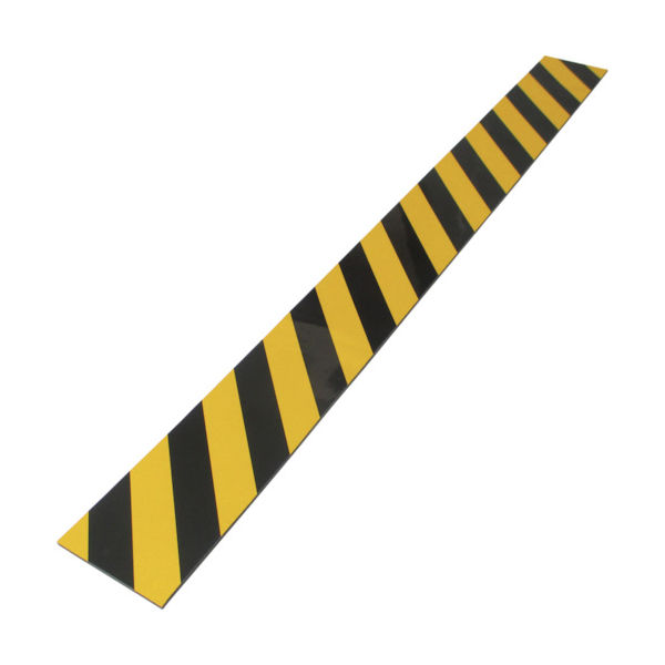 日東電工 日東エルマテ 反射トラクッション 5mm×100mm×2m 黄/黒 HTR1002 1枚 281-4811（直送品）