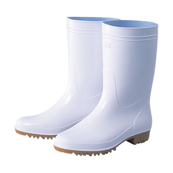 福山ゴム工業 福山ゴム 耐油衛生長アメ底白25.0c TEA-25.0 1足 214-9567（直送品）