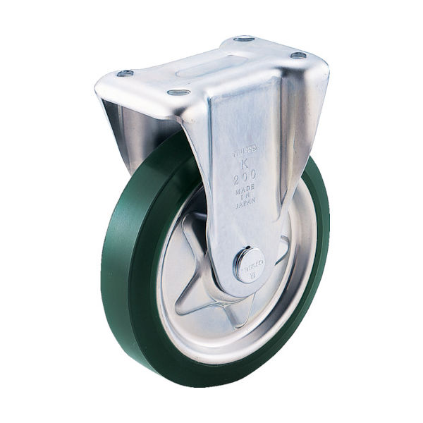 プレート式キャスター（プレス製ウレタン車） 固定 _1