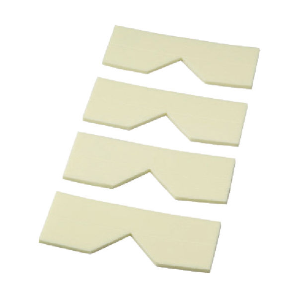 トラスコ中山 TRUSCO エッジクッションテープ コーナー用4枚入 グレー TECC-50GY 1袋(4枚) 329-2321（直送品）