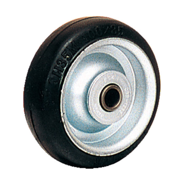 オーエッチ工業 OH ゴム車輪のみ(ベアリング入り) 車輪径180mm OH35M-180 1個 137-6195（直送品）