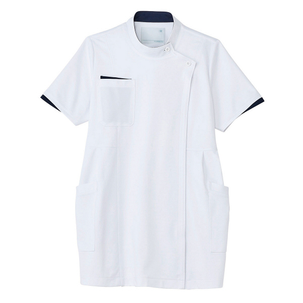 トンボ トンボメディカル マタニティチュニック CM051 ホワイト M 医療白衣 1枚（取寄品）