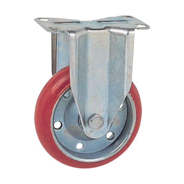 石川製作所 アイケー スチレンブタジエンゴム固定キャスター Φ130 IK-130K 1個 306-1388（直送品）