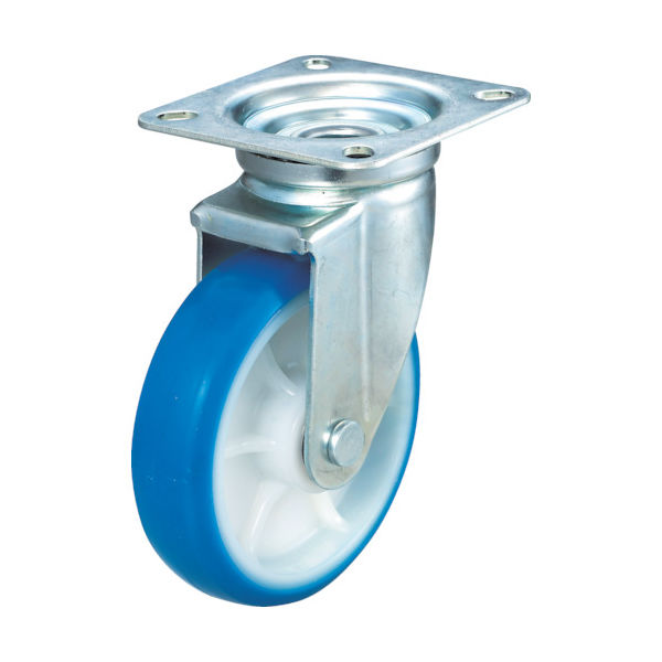 トラスコ中山 TRUSCO 耐寒性ウレタンキャスター 自在 Φ100 TYPUJ-100 1個 278-2839（直送品）