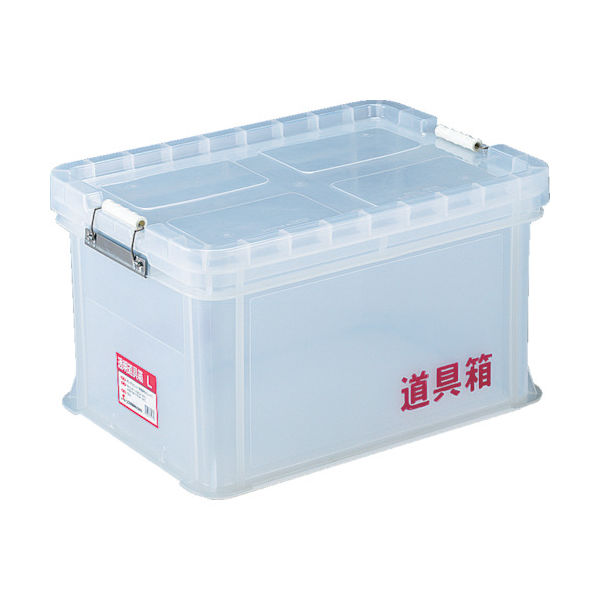 リス興業 リス 透明道具箱 L N-L 1台(1個) 276-8691（直送品）