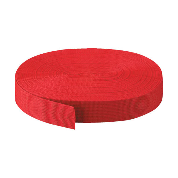 トラスコ中山 TRUSCO PPベルト幅40mmX長さ50m 赤 PPB-4050 R 1本 511-4021（直送品）
