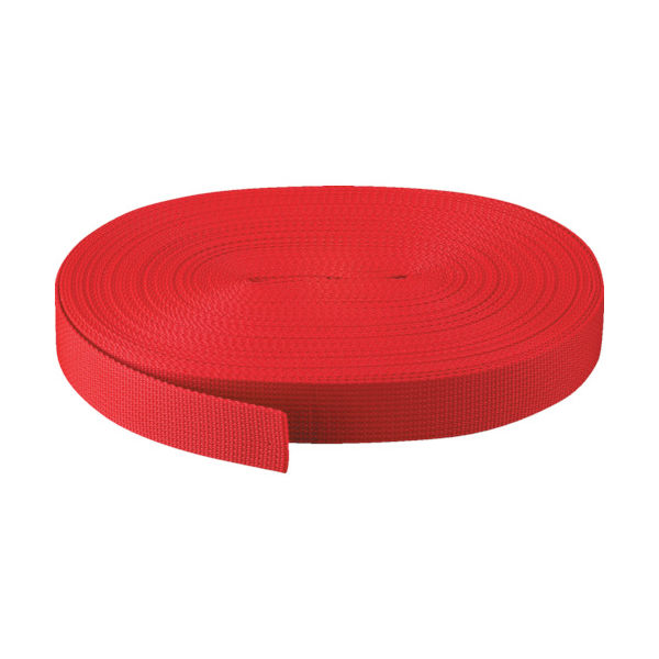 トラスコ中山 TRUSCO PPベルト幅40mmX長さ20m 赤 PPB-4020 R 1本 511-3971（直送品）