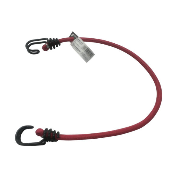 ユタカメイク ゴム バンジーコード 8mm×600mm 赤 BC-8605 1本 367-5343（直送品）