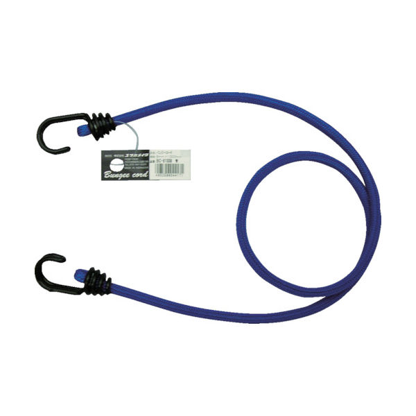 ユタカメイク ゴム バンジーコード 8mm×1000mm 青 BC-81008 1本 367-5238（直送品）