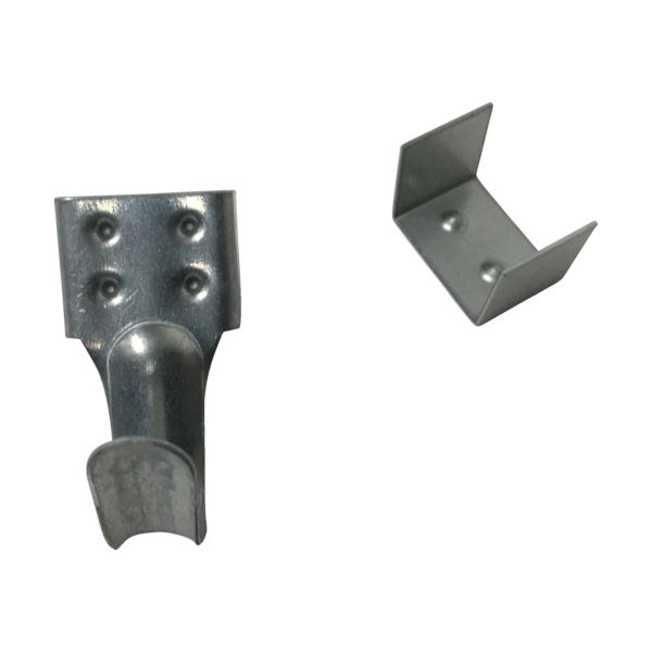 ユタカメイク 金具 ゴムロープ金具Aセット 平ゴム用平行金具♂♀各1 20mm平ゴム用 GA-01 1袋(1セット) 367-5564（直送品）