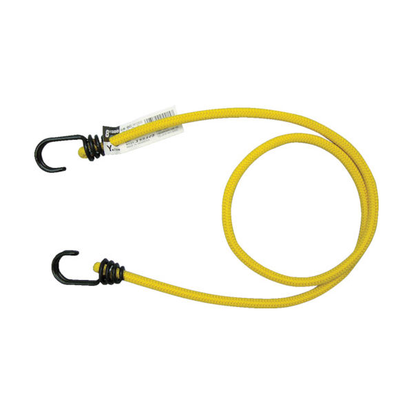 ユタカメイク ゴム バンジーコード 8mm×1000mm 黄 BC-81002 1本 367-5211（直送品）