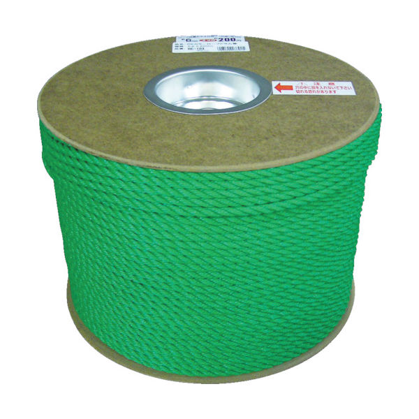 ユタカメイク PEカラーロープドラム巻 6φ×200m PRE-103 1巻 370-8691（直送品）