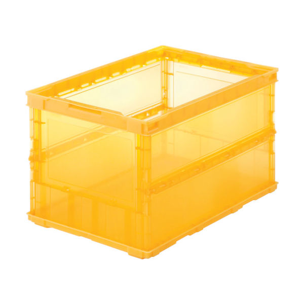 1セット 家具・インテリア TRUSCO プラスチックコンテナ 50L 5個