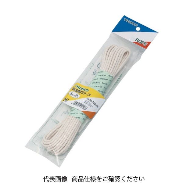 トラスコ中山 TRUSCO 綿ロープ 金剛打 線径4mmX長さ10m R-410MK 1巻 511-3300（直送品）