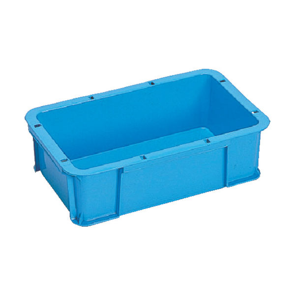 岐阜プラスチック工業 RISU ボックス型コンテナ 236919 ST型コンテナーSTー5A 青 ST-5A B 1個 504-1708（直送品）