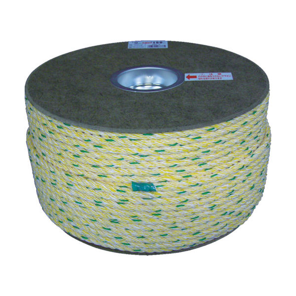 ユタカメイク KPロープドラム巻 9φ×150m PRK-5 1巻 370-8772（直送品）