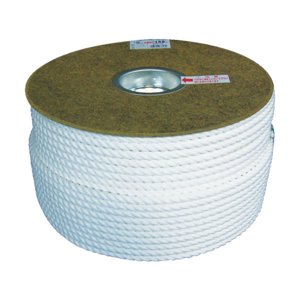 ユタカメイク ビニロンロープドラム巻 9φ×150m PRV-5 1巻 370-8969（直送品）