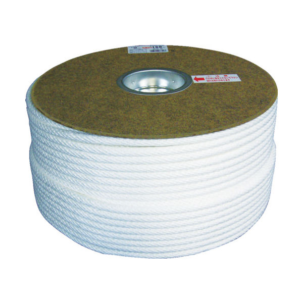 ユタカメイク ビニロン金剛打ロープドラム巻 9φ×150m PRX-5 1巻 370-9027（直送品）