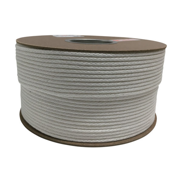 ユタカメイク ビニロン金剛打ロープドラム巻 5φ×200m PRX-9 1巻 370-9060（直送品）