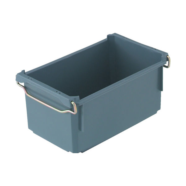 トラスコ中山 TRUSCO ネスティングコンテナ 17.9L グレー TK-19-GY 1個 299-7711（直送品）