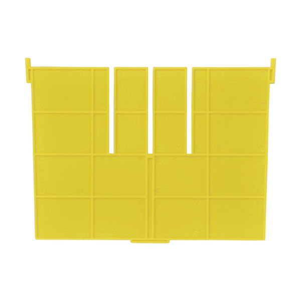 DICプラスチック DIC F型コンテナFー17用短手用仕切板 外寸:243×183 黄 F-17S Y 1枚 501-1787（直送品）