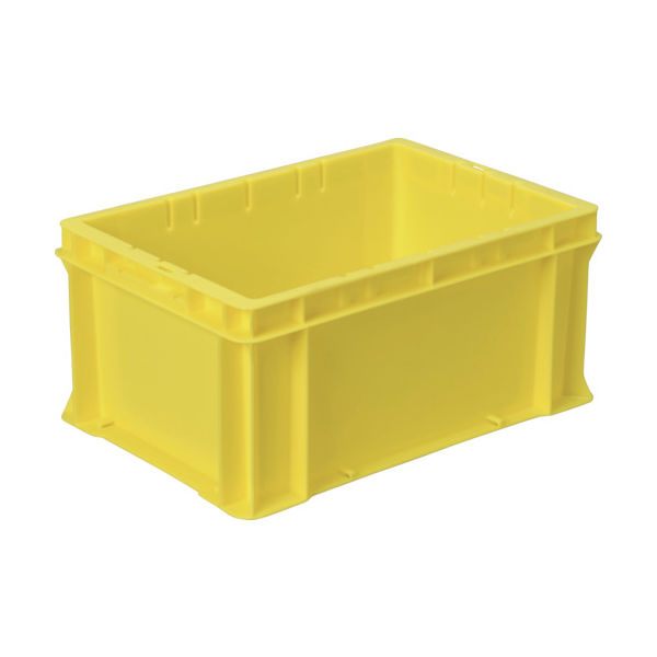 DICプラスチック DIC F型コンテナFー17 外寸:W424×D291×H197.5 黄 F-17 Y 1個 501-1698（直送品）