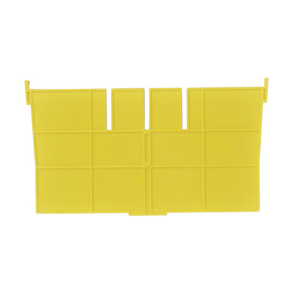 DICプラスチック DIC F型コンテナFー12用短手用仕切板 外寸:243×136 黄 F-12S Y 1枚 501-1531（直送品）