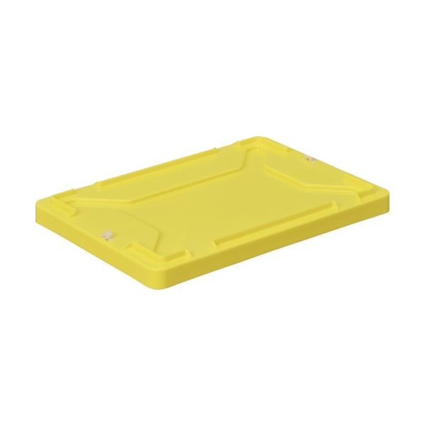 DICプラスチック DIC F型コンテナ蓋(ロック付) 外寸:W423XD288XH36.5 黄 F-FR Y 1枚 501-1752（直送品）