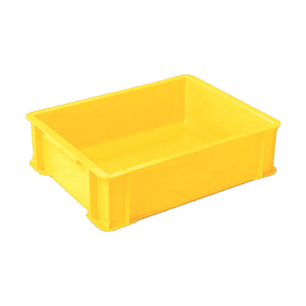 三菱ケミカル ヒシ S型コンテナ有効内寸398×308×106mm 黄 S-14 Y 1個 503-6321（直送品）