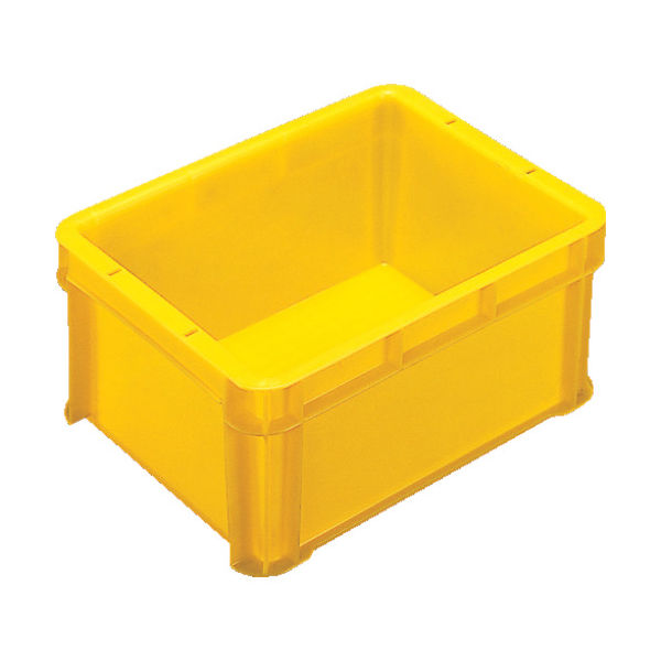 三菱ケミカル ヒシ S型コンテナ有効内寸307×232×147mm 黄 S-12C Y 1個 503-6283（直送品）