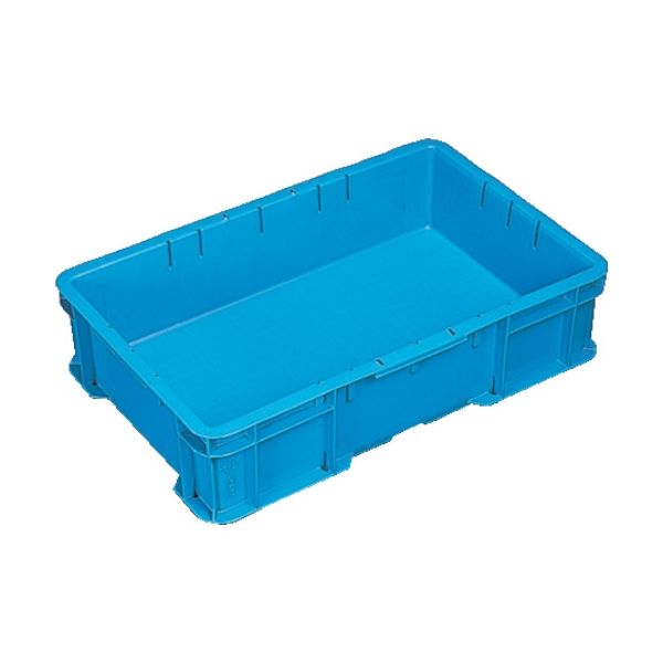三菱ケミカル ヒシ S型コンテナ W554×D362×H132 青 S-19 B 1個 509-4542（直送品）