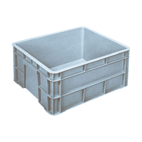 三菱ケミカル ヒシ S型コンテナ 有効内寸473×386×208mm グレー S-40B GY 1個 508-1009（直送品）