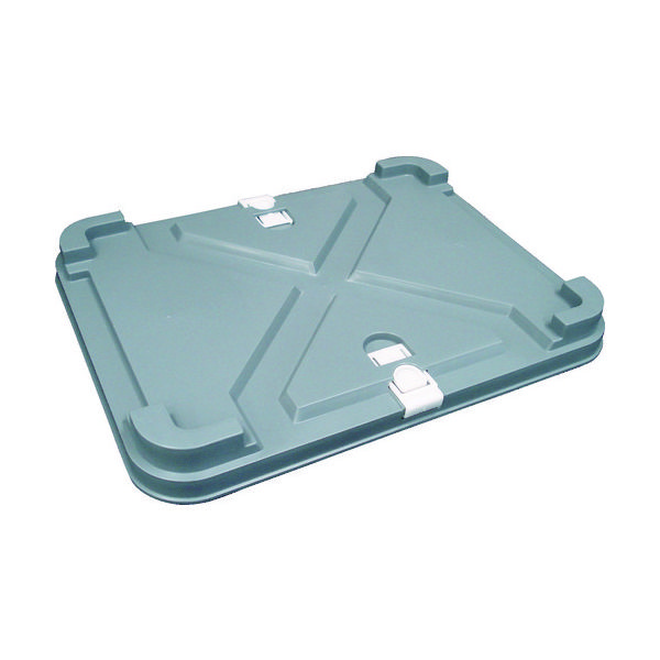 三菱ケミカル ヒシ Sー9GA蓋グレー S-9GAF-GY 1枚(1個) 356-4991（直送品）