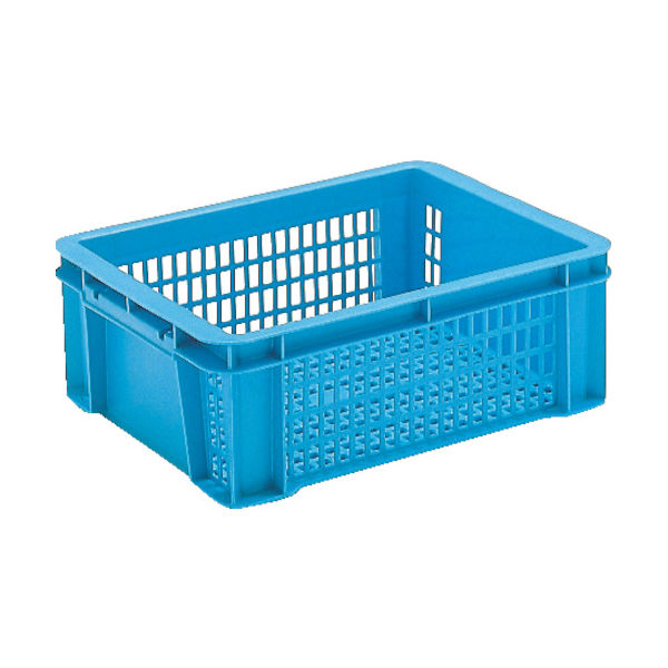 岐阜プラスチック工業 リス ボックス型コンテナ 235875 ST型コンテナーSTーM9A 青 ST-M9A B 1個 503-6640（直送品）