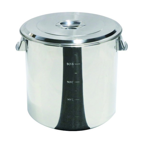 杉山工業 スギコ ステンレスキッチンポット蓋付 400x400 48L 手付 SH-4640 1個 500-6571（直送品）