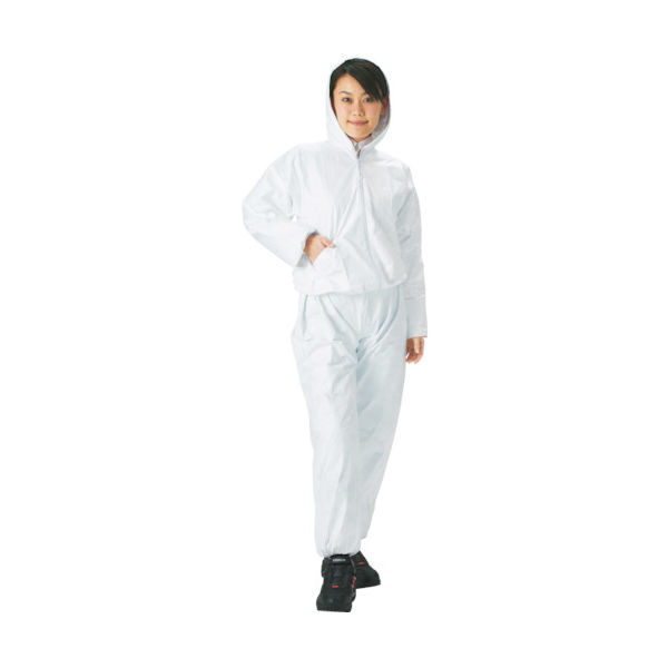 トラスコ中山 TRUSCO タイベック製作業服 フード付ツーピース M DPM-501 1着 276-9387（直送品）