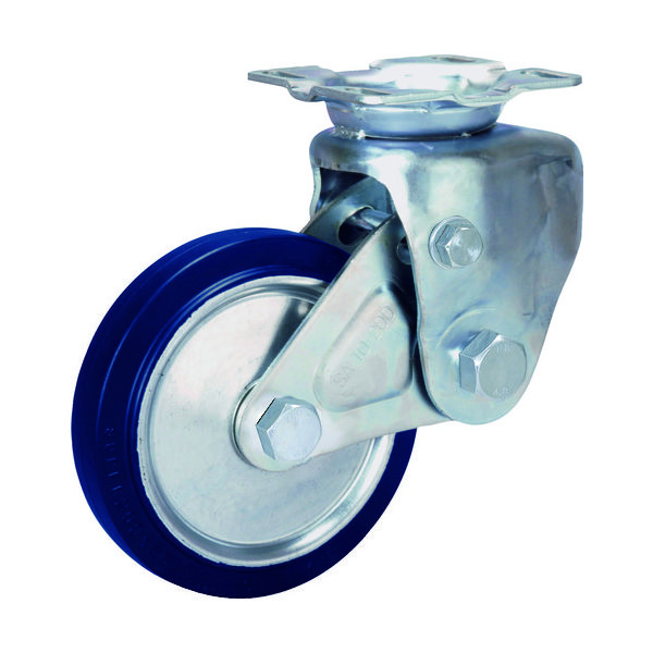 シシクSISIKUアドクライス シシク 緩衝キャスター 固定 200径 スーパーソリッド車輪 SAK-TO-200SST 1個（直送品）