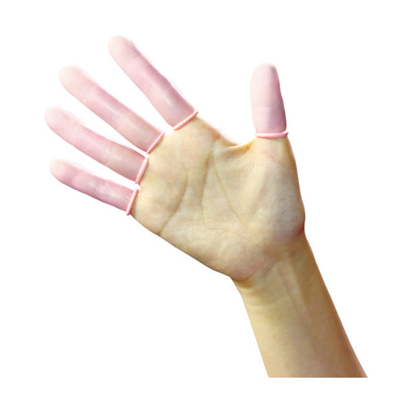 ブラストン 制電指サック(ピンク) S (500個入) BSC-ASFCP-S 1袋(500個) 351-9350（直送品）