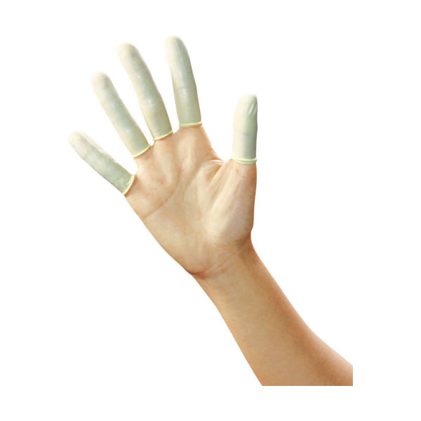 ブラストン 制電指サック(イエロー) LL (500個入) BSC-ASFCY-LL 1袋(500個) 351-9376（直送品）