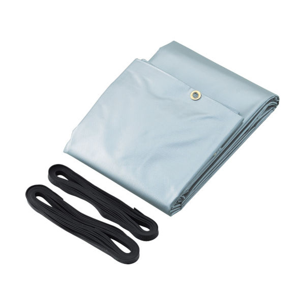 トラスコ中山 TRUSCO トラックシートα 1t用 幅2100mmX長さ3.1m 銀 TS-1TA SV 1枚 126-0910（直送品）