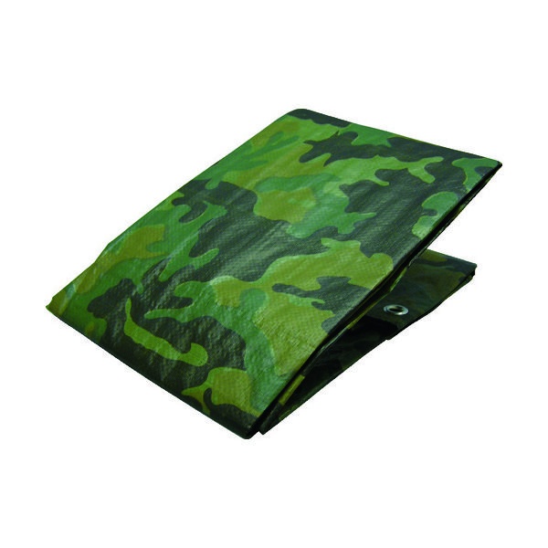 ユタカメイク カラーシート #2000迷彩シート 1.8×1.8m MS20-01 1枚 367-6099（直送品）