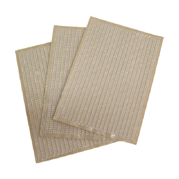 トラスコ中山 TRUSCO トラックシート補修粘着テープ 幅140mmX長さ0.2m クリア TSH-14203IT 1袋(3枚)（直送品）